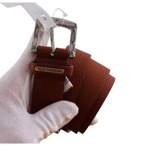 Calvin Klein Mens Brown Synthetic Leather Belt M
